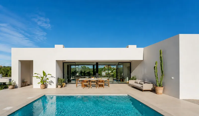Modern luxury villa with views of the Cala Murada Mas natural park — photo 1
