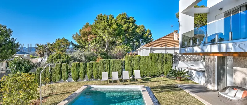 Modern villa in Cala Vinyas with partial sea views — photo 12