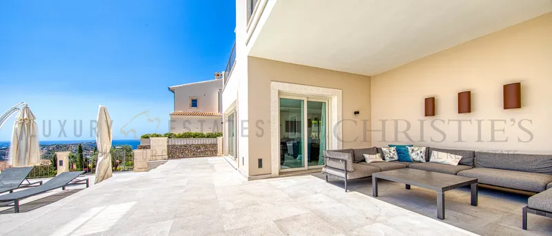 Modern Mediterranean villa in Port Andratx with panoramic views over the harbor — photo 7