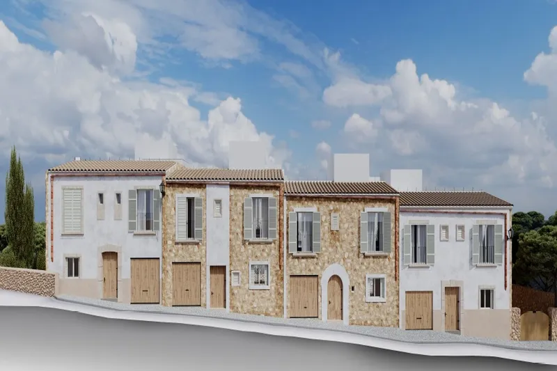 High-quality townhouses with sea view in S'Alqueria Blanca near Santanyí — photo 2