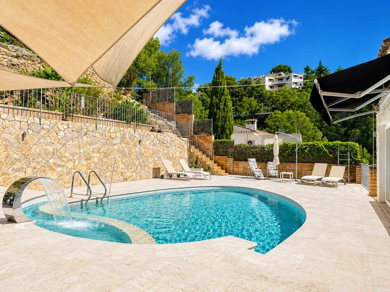 Mediterranean villa with sea views and beautiful pool area in Costa d'en Blanes — photo 10