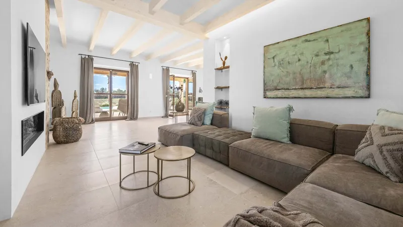 A Stunning Natural Stone Finca Near Ses Salines—Privacy, Panoramic Views, and the Mediterranean Lifestyle — photo 5
