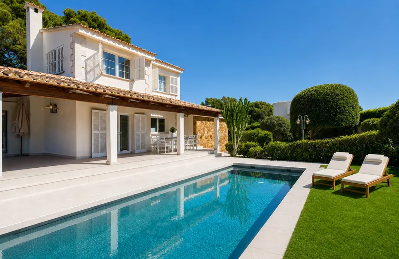 Family villa with private pool and Mediterranean garden in Santa Ponsa Mas — photo 2