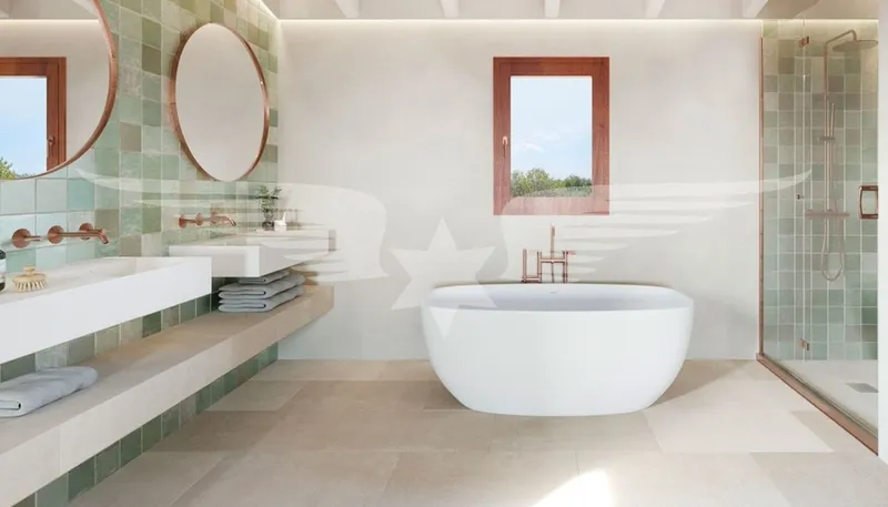Cala Millor I new construction finca with distant sea views — photo 5