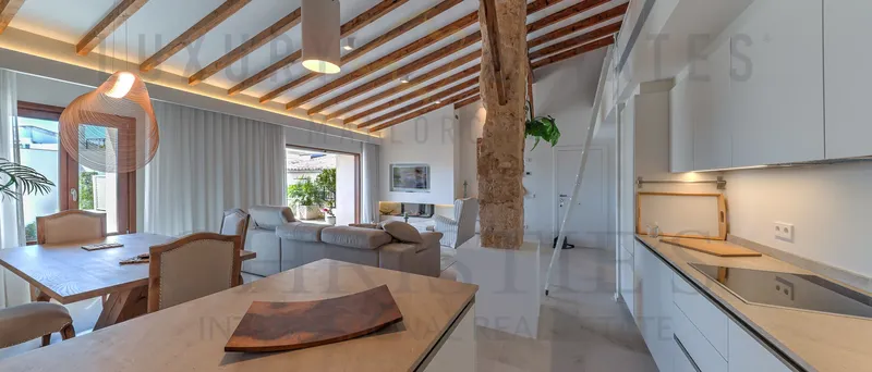 Modern Mediterranean penthouse apartment in Santa Maria in Mallorca — photo 1