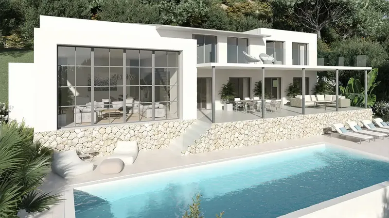 This impressive new-build villa in Puerto Pollensa is located in Gotmar, a quiet and sought-after residential area in the north of Mallorca — photo 2