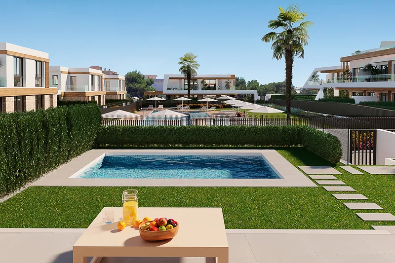 Furniture + Kitchen Furniture incl. First-Class New Build Villa with 3 Bedrooms, Private Garden and Community Pool — photo 2