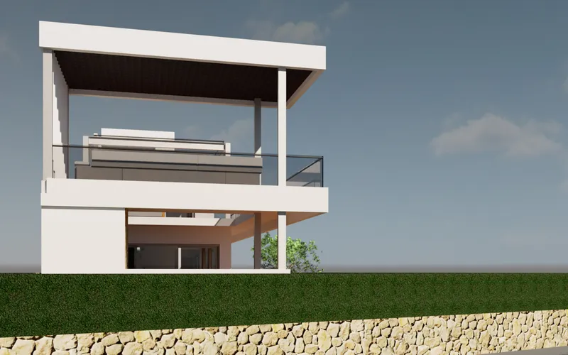 Plot with project near Caló del Moro — photo 4