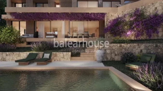 Magnificent villa project with a careful Moderna design and a privileged location in Bendinat — photo 1