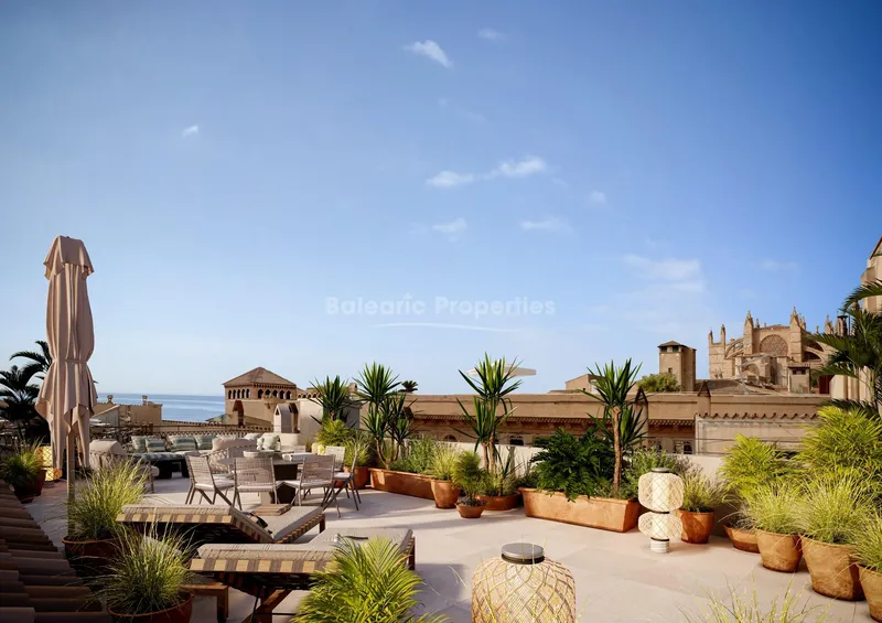 Designer penthouse for sale in the centre of Palma old town, Mallorca — photo 1