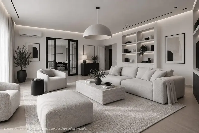In the sought-after area of Son Dameto, just 5 minutes from the centre of Palma, is this bright flat with sea and city views — photo 11
