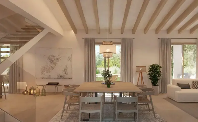 This impressive finca in S'Horta is located in the beautiful southeast of Mallorca, a few kilometers from the well-known Vall d'Or golf course — photo 3