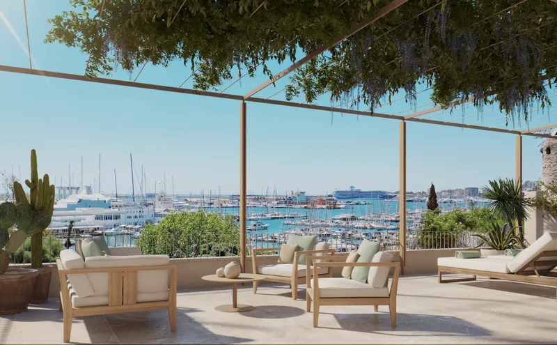 Exclusive penthouse with terrace and sea views in Palma — photo 1
