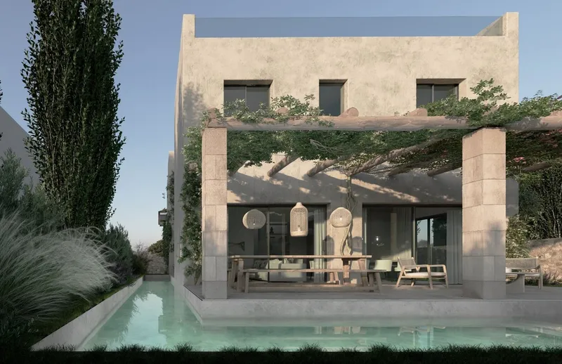 Modern new-build villa with pool and panoramic views in Colonia de Sant Pere — photo 2