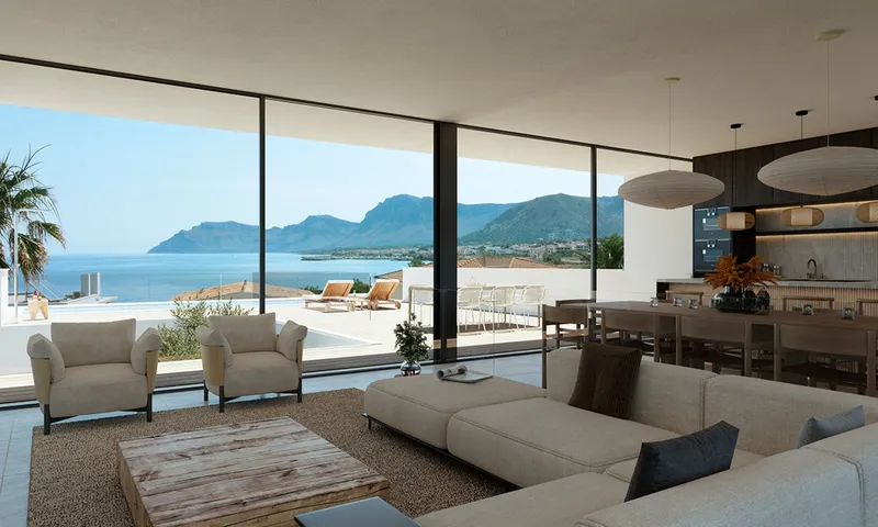 Sea view villa for sale in Colònia de Sant Pere, Mallorca — photo 1
