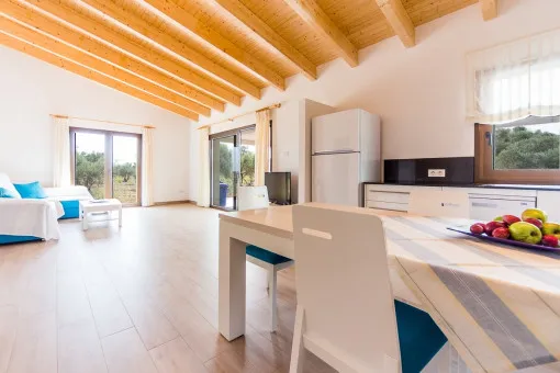 Muro, Mediterranean, bright natural stone finca with pool near Can Picafort — photo 4