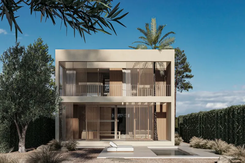 Exclusive new-build villa with pool near the sea in Cala Santanyi — photo 1