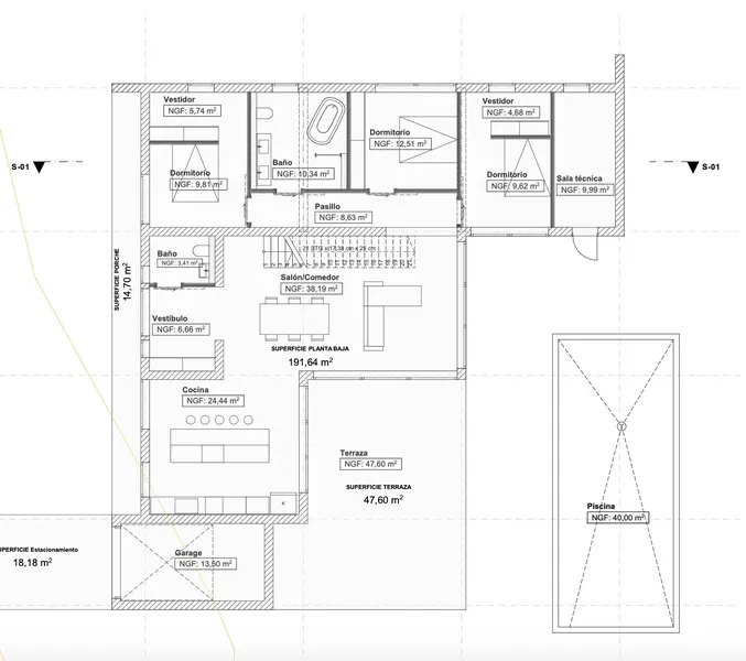 Plot with basic project in a quiet urbanization, Sa Ràpita-Sa Pleta — photo 3