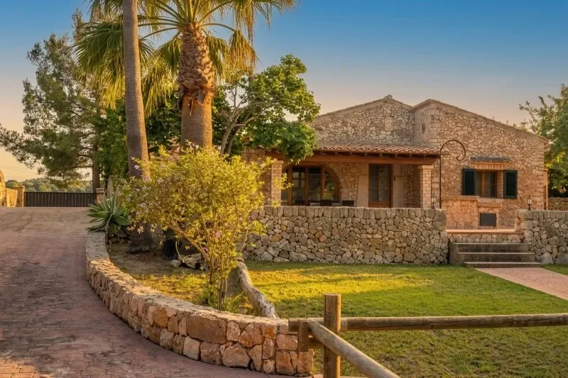 Beautiful country house near Es Capdellà, with natural stone facade and mountain views — photo 1