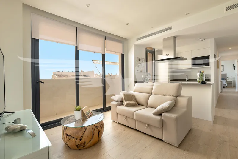 Palma Foners | 3 bedrooms, top floor, rooftop pool, gym, and parking space — photo 3