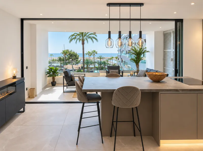 Stunning Contemporary Apartment with Sea Views and Private Terrace in Portals Nous More — photo 1