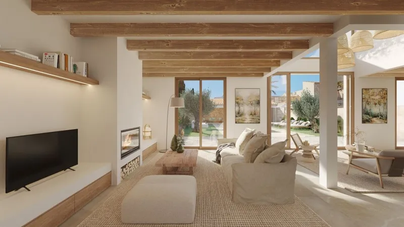 Elegant and luxurious newly built town house with garden and pool in Santanyi — photo 4