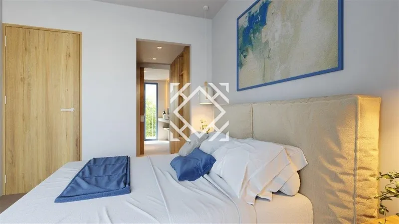 New development of semi-detached houses with garden and pool in Puerto de Alcudia, Mallorca — photo 12