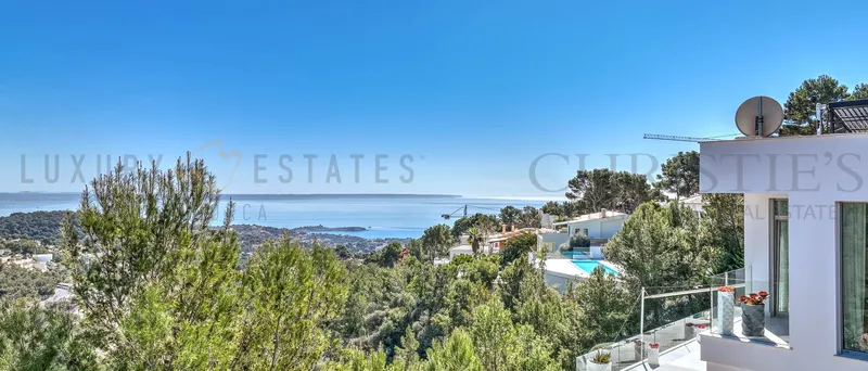 Newly built villa in Costa den Blanes in contemporary design near Puerto Portals with sea view — photo 12