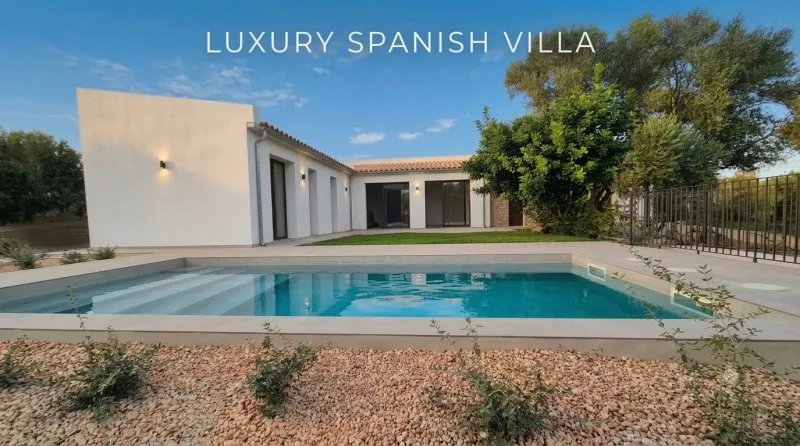 Modern Bauhaus-style country house in Sant Llorenç, long-term rental — photo 1