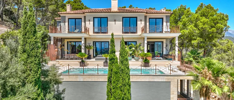 Mediterranean villa in Port Andratx with sea views and panoramic mountain views — photo 1