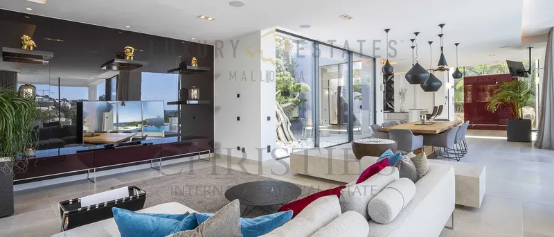 Modern new built villa with panoramic sea views in Port Andratx in the southwest of Mallorca — photo 8