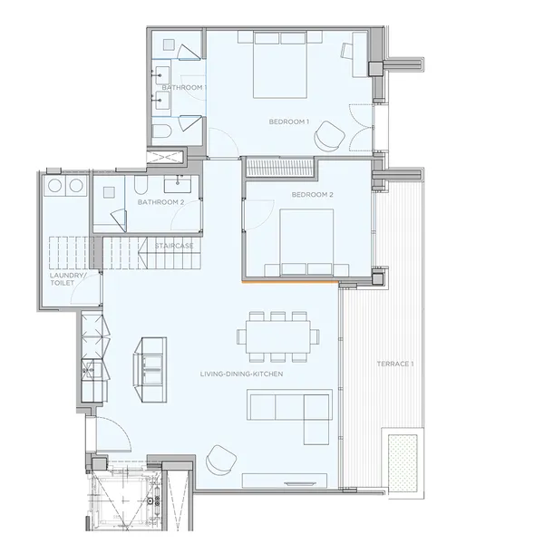 New Modern Penthouse with Private Rooftop Pool in a Luxury Residence in Palma Mas — photo 12
