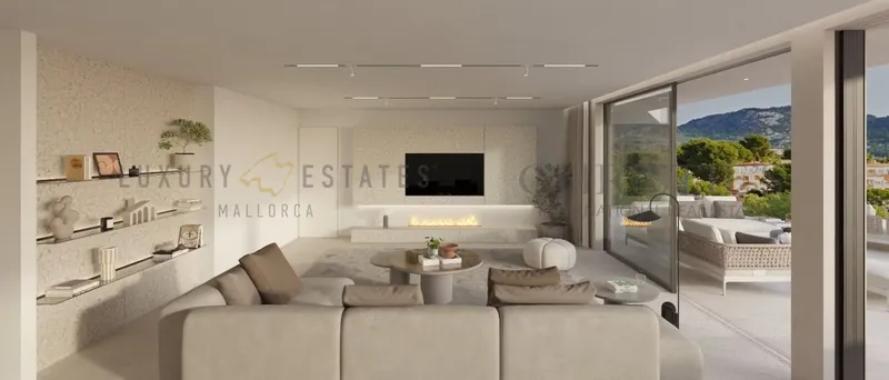 Luxury new build villa in Camp de Mar with designer furnishings and sea views — photo 3
