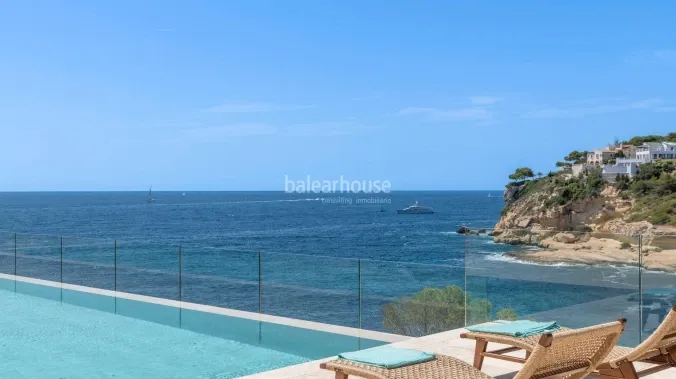 Impressive newly built seafront villa with spectacular views and sea access in Sol de Mallorca — photo 3