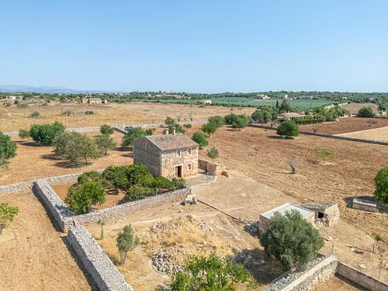 Rustic finca with traditional stone construction to renovate in Maria de la Salut, Mallorca — photo 3