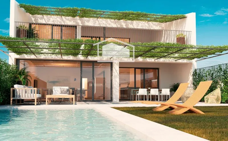 Exclusive designer chalet with pool and maximum privacy in Ses Salines — photo 1