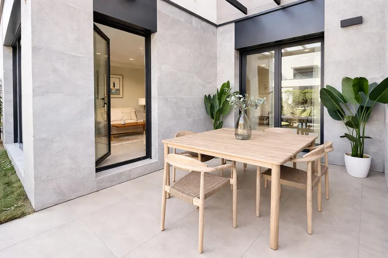 Modern townhouse with private pool and fully furnished in a new residential complex in Palma Mas — photo 7