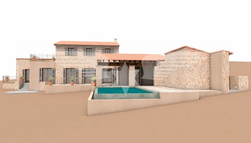 Cala Millor I new construction finca with distant sea views — photo 7