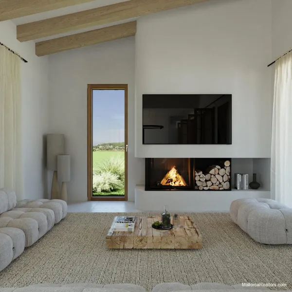 The ‘L’ shaped house in Sineu with swimming pool and garage — photo 9