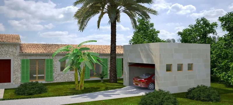 Single-storey finca new-build in Campos with pool — photo 3