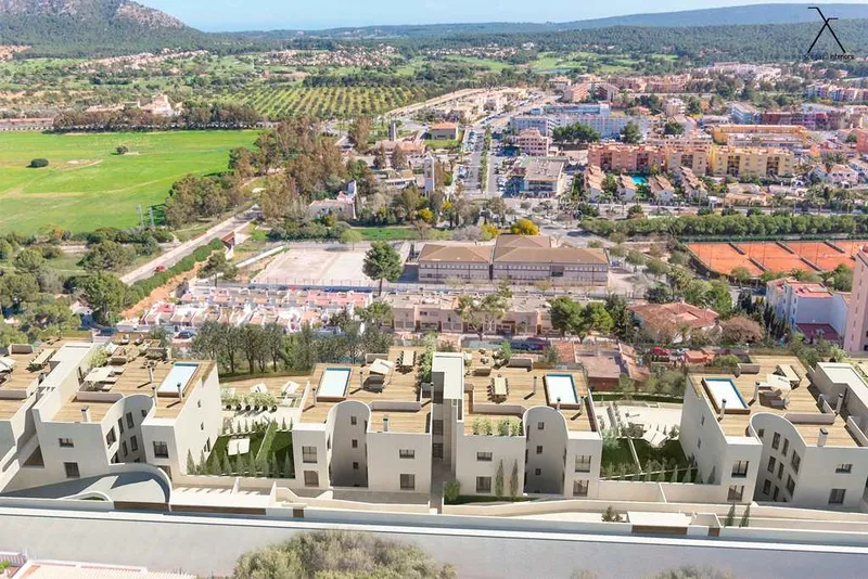 Brand new apartment in Santa Ponça with 4 bedrooms, 3 bathrooms, balcony, parking, pool, gardens — photo 2