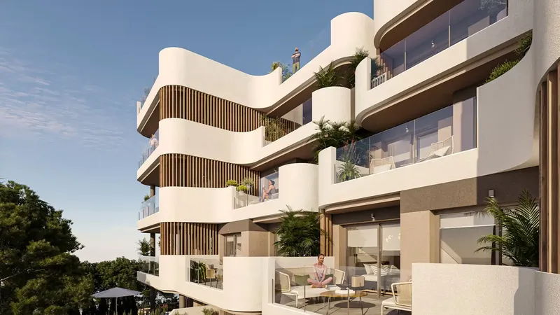 2-Bedroom, 2-Bathroom Apartments 250 Meters from the Sea in Cala Lliteres – Mallorca (ref. MA017) Just 250 meters from the beautiful bay — photo 3