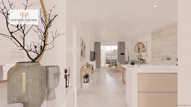 Building 1: 2nd floor with 20.30 m² terrace and 2 bedrooms: (example apartment 1-2-3) — photo 5