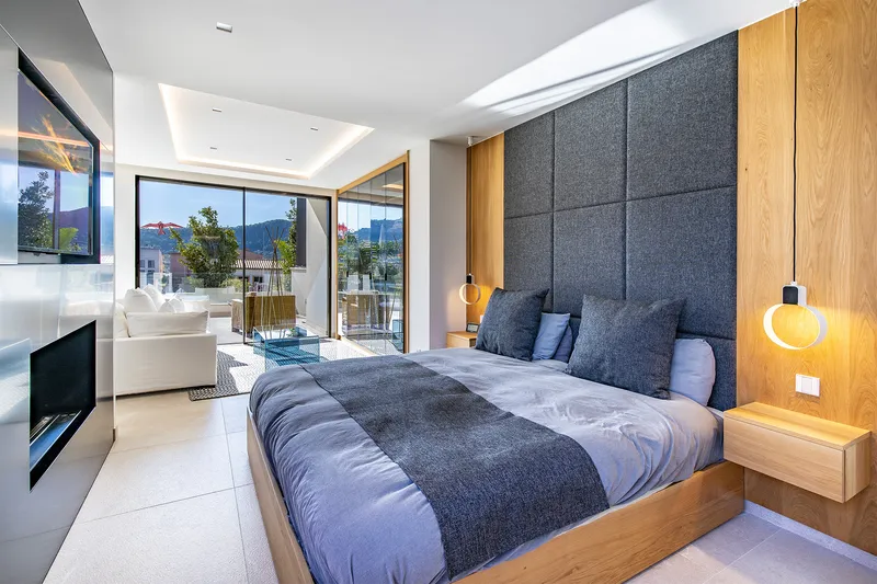 Modern villa in Andratx with 3 bedrooms, pool and large underground garage for sale — photo 10