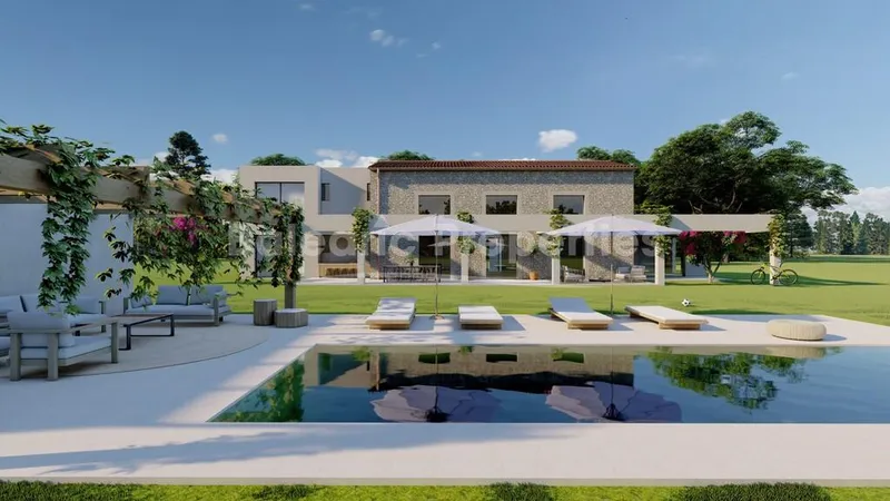 Luxury country villa with pool for sale in Llucmajor, South Mallorca — photo 2