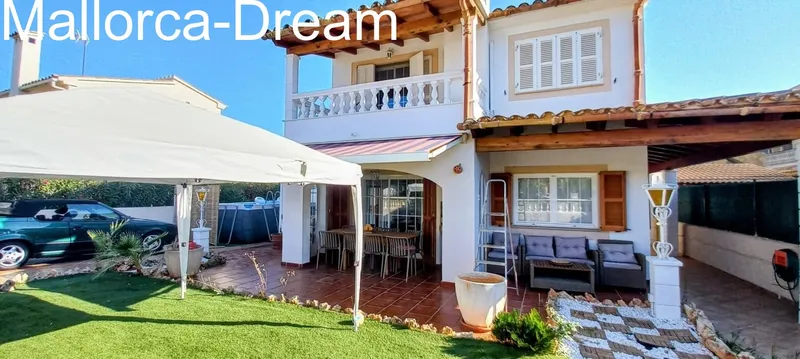 Sa Coma: Detached chalet with garden and pool – near the beach in a quiet residential area of Sa Coma — photo 3