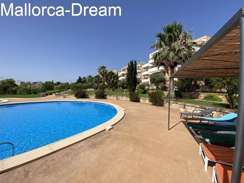 Cala Millor: 3 bedroom flat with 2 bathrooms, pool, underground parking, cellar room, air conditioning, gas central heating — photo 4