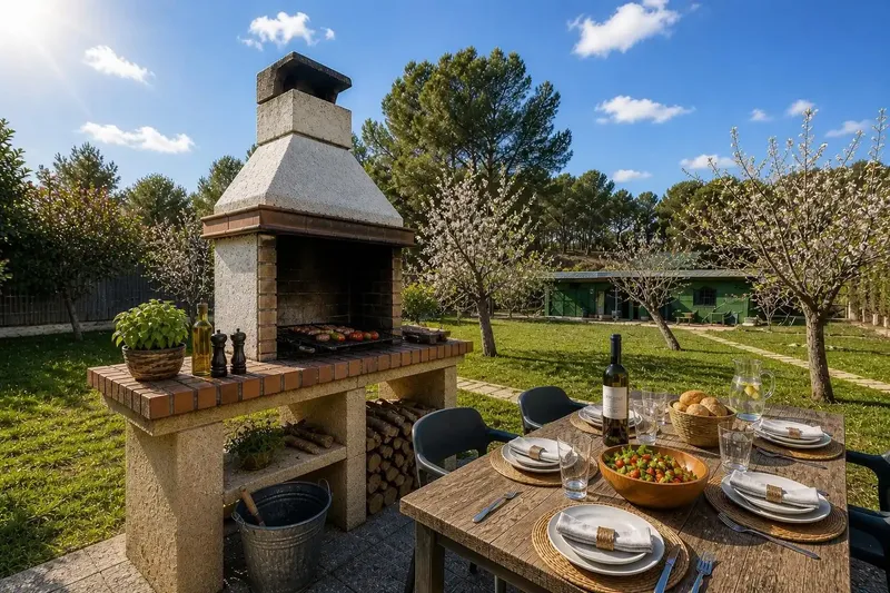 The property is located on a flat south-facing plot of approximately 4500 m2, a short distance from the town center of San — photo 3