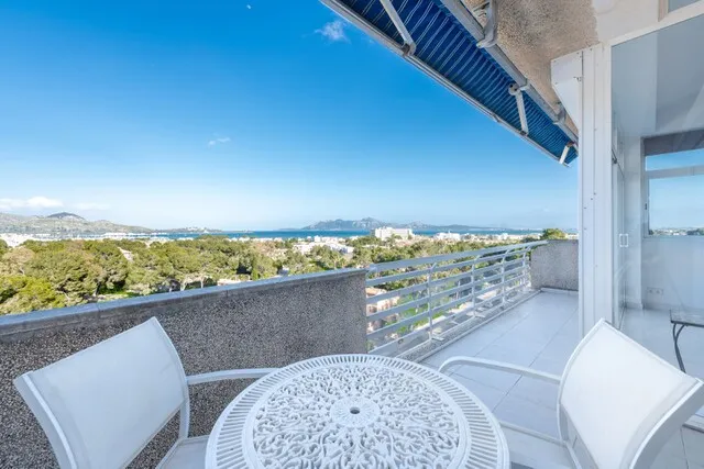 Unique sea-view penthouse for sale in Puerto Pollensa, North Mallorca — photo 1