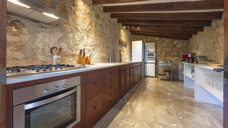 Finca with three guest houses with large pool landscape in Cala San Vicente — photo 11